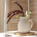 Artificial Millet Bundle in Dark Burgundy 19" Tall by RusticReach