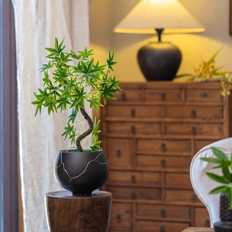 Mini Faux Potted Green Plant, photo 11 of 14