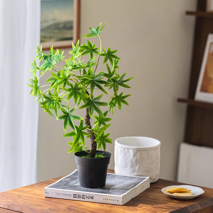 Mini Faux Potted Green Plant, photo 2 of 14