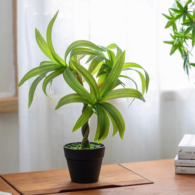 Mini Faux Potted Green Plant, photo 4 of 14