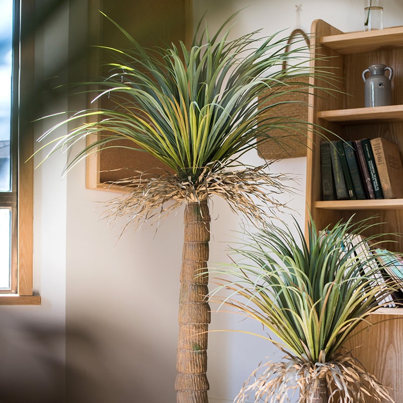 Moroccan Artificial Palm Tree In Pot