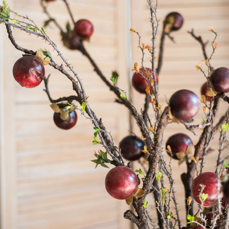 Artificial Passion Fruit Stem 37" Tall Silk Plant