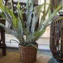 Artificial Faux Plant Polypodium Fern In Pot
