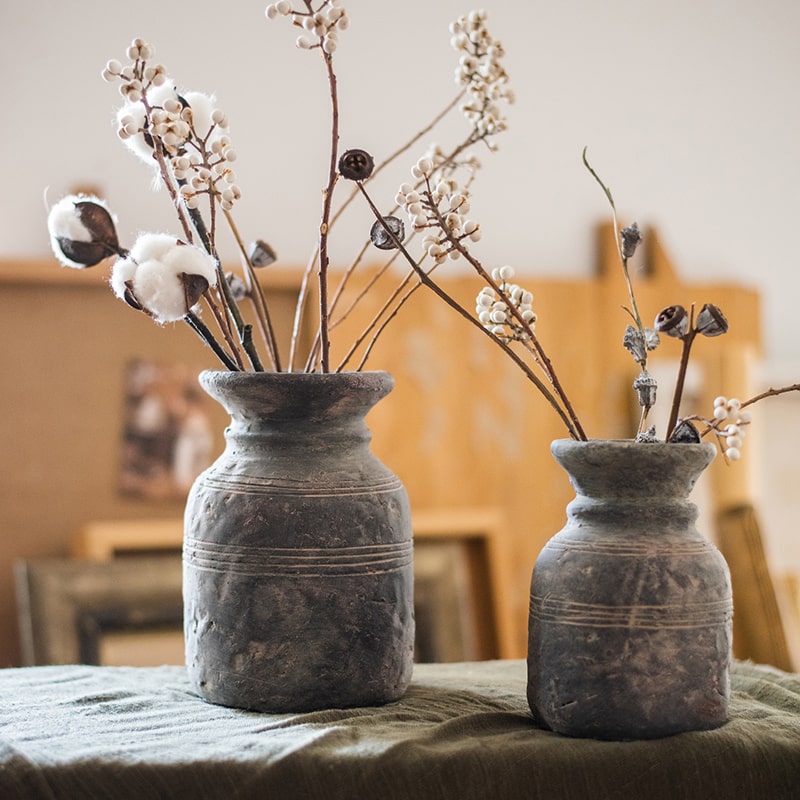 Restoration Style Concrete Vase