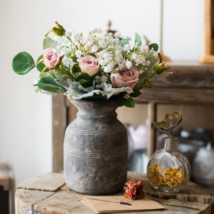 Restoration Style Concrete Vase