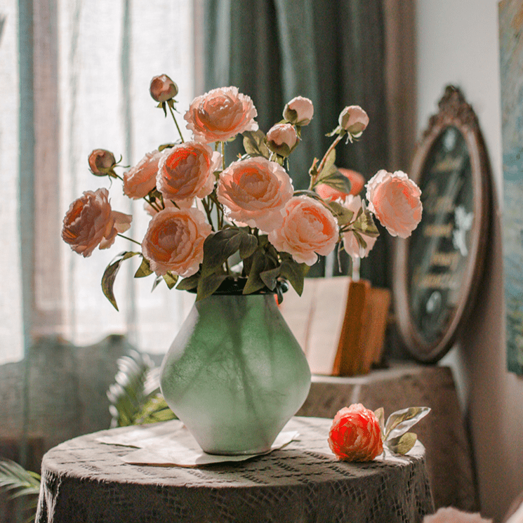 Faux Silk Peony Stem 27" Tall Artificial, photo 10 of 10