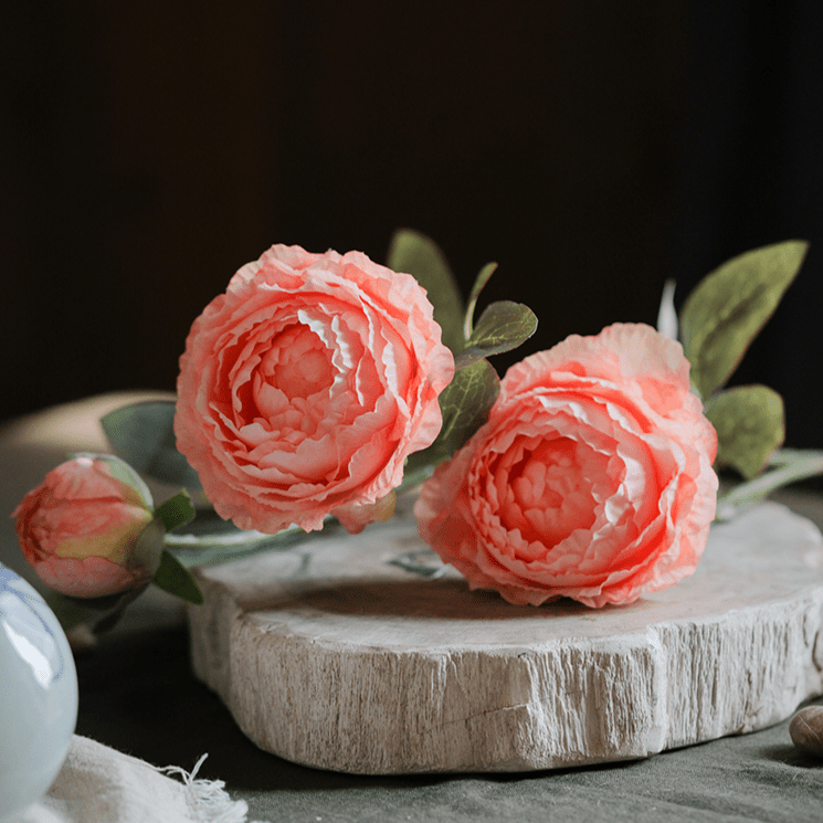 Faux Silk Peony Stem 27" Tall Artificial, photo 3 of 10