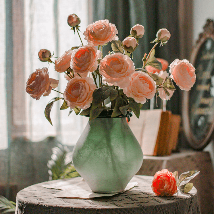 Faux Silk Peony Stem 27" Tall Artificial, photo 6 of 10