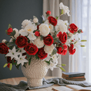 Faux Silk Peony Stem 27" Tall Artificial