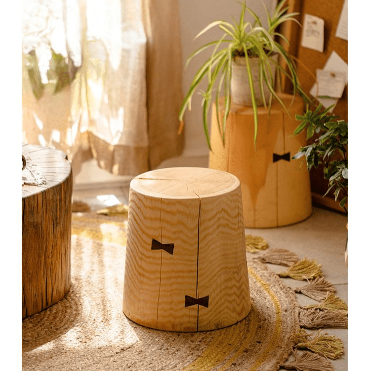 Solid Wood Natural End Table, photo 6 of 10
