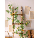 Sunlit Bloom Sunflower Garland 51" Long