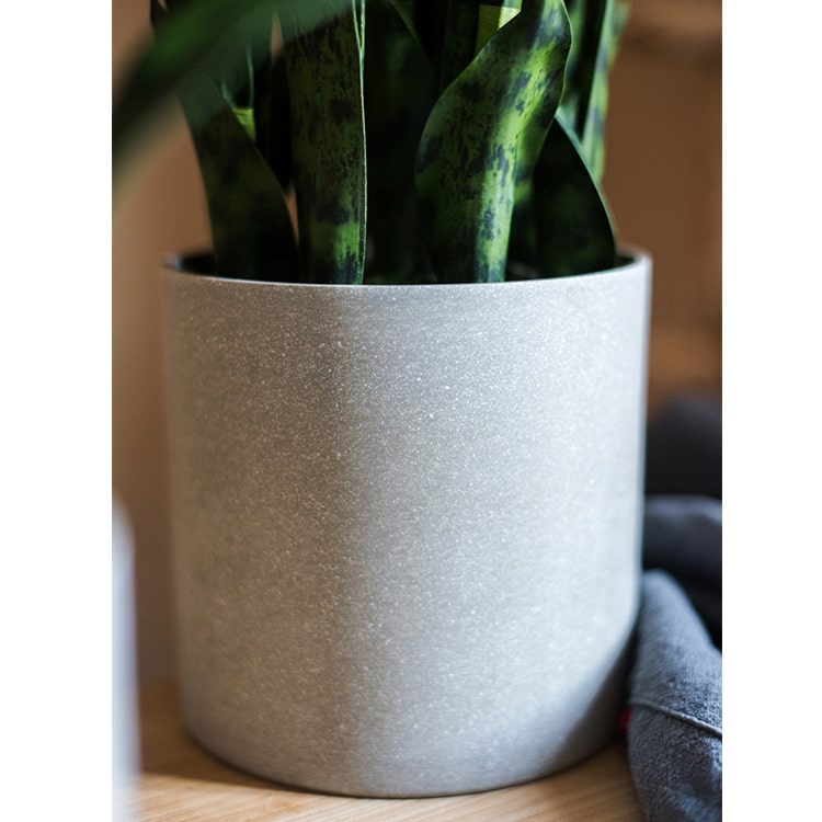 Faux Artificial Snake Plant In Pot Green