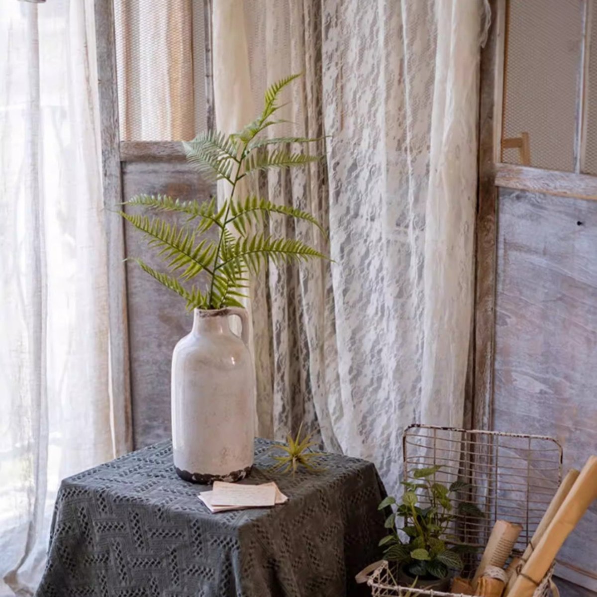 Artificial Tall Fern Leaf Stem, photo 9 of 15