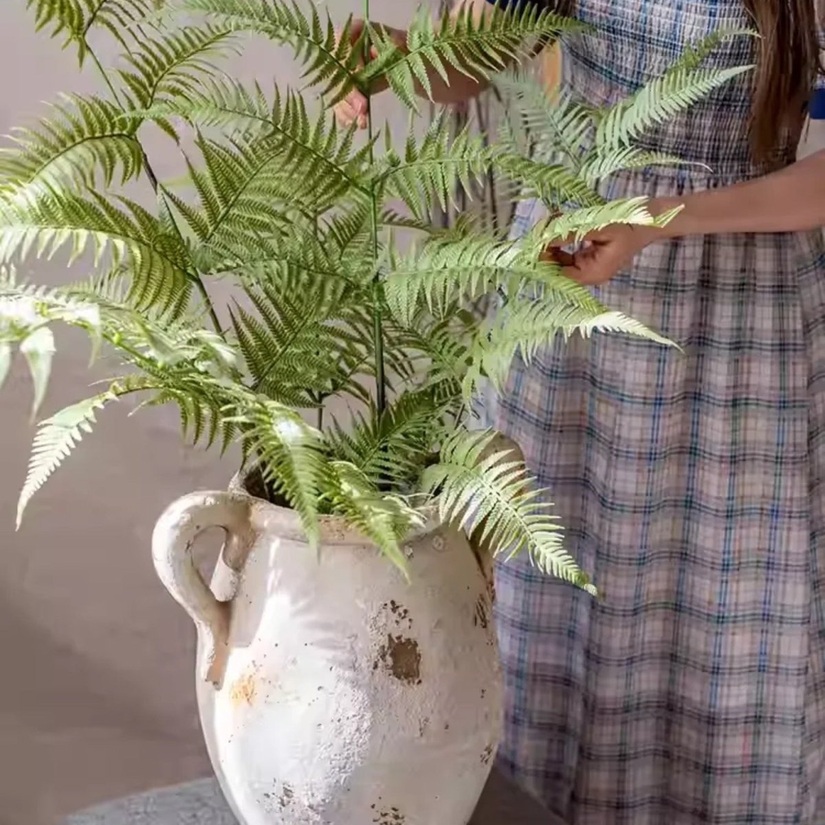 Artificial Tall Fern Leaf Stem, photo 5 of 15