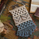 Knotted Wall Tapestry Blue