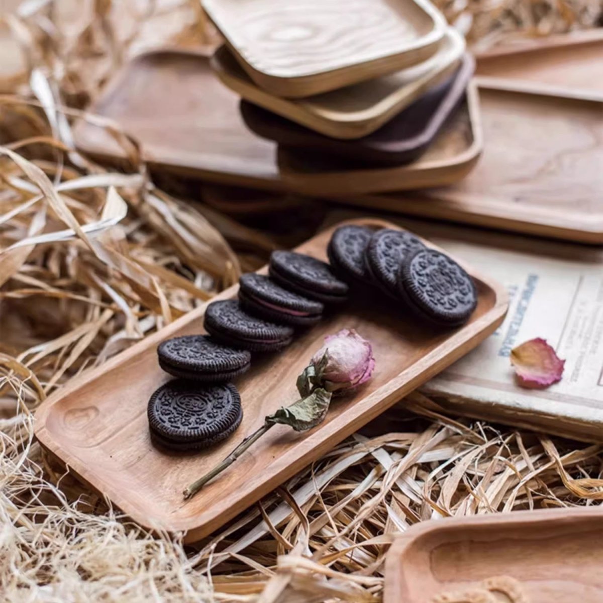 Solid Wood Snack Plate, photo 7 of 11