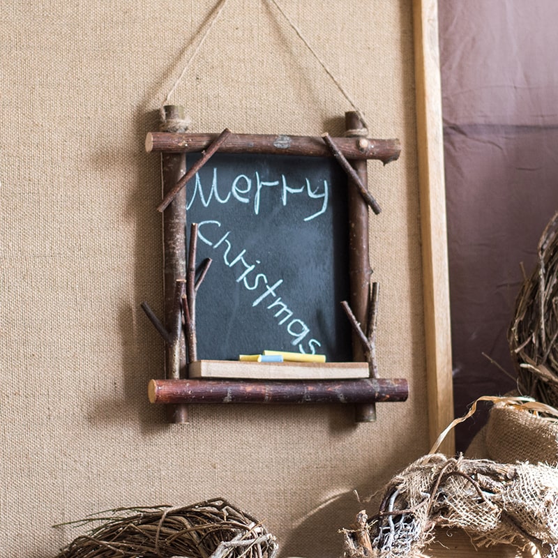 Christmas Small Chalkboard Decoration