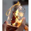 Christmas Tree Ornament Glass Ball Randomly Picked Set of 2