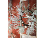 Christmas Faux Snow Pine Needle Wreath or Vine
