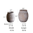 Yukun Terracotta Planter Stoneware by RusticReach