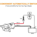 Camplux JK-4000 12V Water Pressure Diaphragm Pump 3.3GPM, 40PSI, 12.5LPM for RV Camper, Marine Boat, Lawn