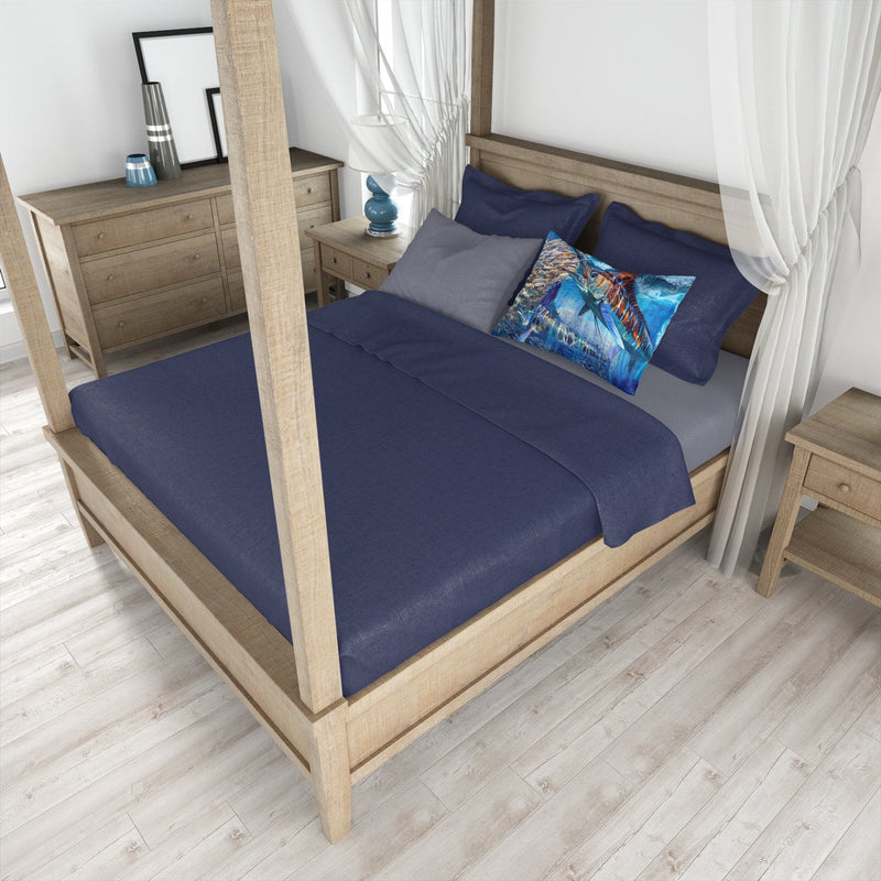 White Night White Marlin  Standard Pillowcase – Artistic Decorative Front, White Back JMA2008PILLOWCASE