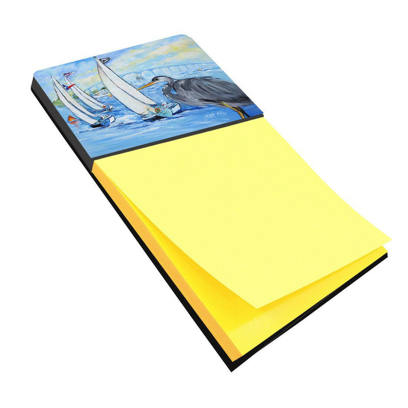 Blue Heron Sailboats Dog River Bridge Sticky Note Holder JMK1001SN