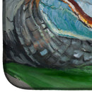 Blue Alligator Dish Drying Mat – Absorbent, Artistic Kitchen Essentials JMK1003DDM