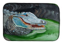 Blue Alligator Dish Drying Mat – Absorbent, Artistic Kitchen Essentials JMK1003DDM