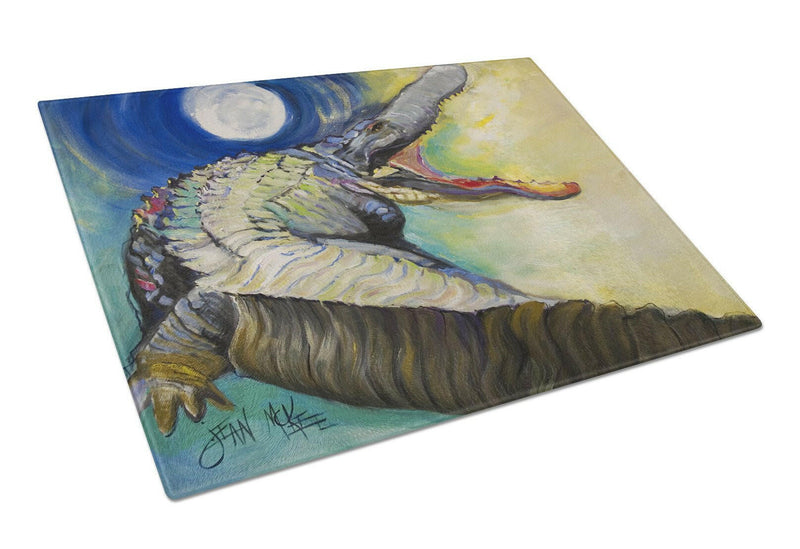 Alligator Glass Cutting Boards – Durable, Decorative Kitchen Art Large JMK1004LCB