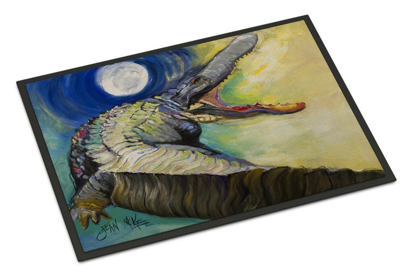 Alligator Doormat - 18x27 Decorative Floor Mat – Indoor/Outdoor Rug with Artistic Flair JMK1004MAT