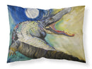 Alligator Fabric Standard Pillowcase – Artistic Decorative Front, White Back JMK1004PILLOWCASE