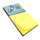 Sailboats and Middle Bay Lighthouse Watercolor Sticky Note Holder Refillable Dispenser Desk Accessory 3x3 Pad Gift