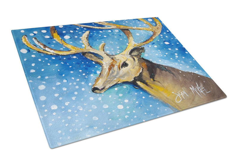 Reindeer Glass Cutting Board Large JMK1009LCB