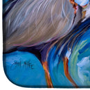 Blue Heron Love Dish Drying Mat – Absorbent, Artistic Kitchen Essentials JMK1011DDM