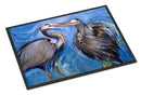 Blue Heron Love Doormat - 18x27 Decorative Floor Mat – Indoor/Outdoor Rug with Artistic Flair JMK1011MAT