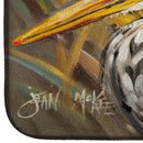 Blue Heron Dish Drying Mat – Absorbent, Artistic Kitchen Essentials JMK1012DDM