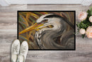 Blue Heron Doormat - 24x36 Decorative Floor Mat – Indoor/Outdoor Rug with Artistic Flair JMK1012JMAT