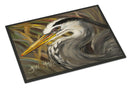 Blue Heron Doormat - 18x27 Decorative Floor Mat – Indoor/Outdoor Rug with Artistic Flair JMK1012MAT