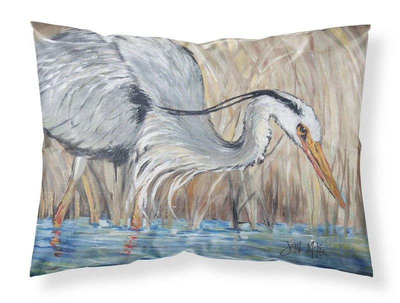 Blue Heron in the reeds Fabric Standard Pillowcase JMK1013PILLOWCASE