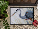 Blue Heron Frog hunting Doormat - 24x36 Decorative Floor Mat – Indoor/Outdoor Rug with Artistic Flair JMK1017JMAT