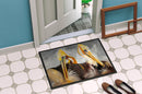 Pelicans Preening Doormat Indoor Outdoor 24H X 36W Front Door Mat Rugs for Entryway, Non Slip Washable Low Pile,