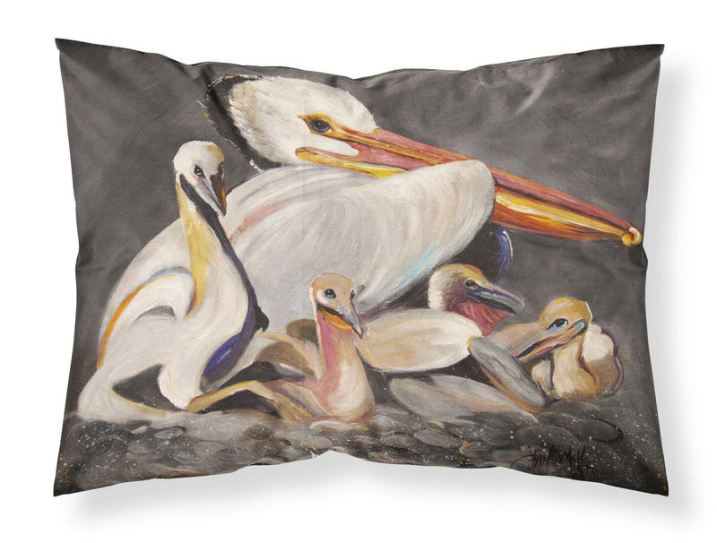 White Pelicans Fabric Standard Pillowcase JMK1026PILLOWCASE