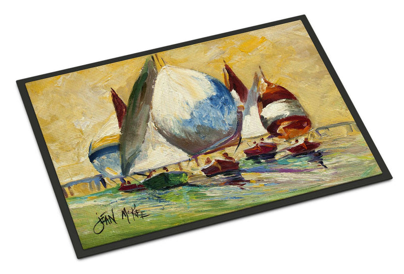 Bimini Sails Sailboat Indoor or Outdoor Mat 18x27 JMK1033MAT