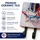 Sailboats in Dry Dock Leash or Key Holder Wall Hooks, Coat Rack Wall Mount, for Hanging Keys, Towels, Aprons, Leashes