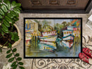 Fish Market Doormat Indoor Outdoor 24H X 36W Front Door Mat Rugs for Entryway, Non Slip Washable Low Pile,