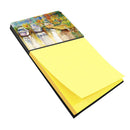 Blue Heron and Deep Sea Fishing Boats Sticky Note Holder JMK1051SN- Refiilable Desk Accessory Note Pad