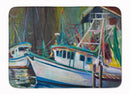 Joe Patti Shrimp Boat Memory Foam Kitchen Mat Machine Washable Anti-Fatigue Cushion Comfort Bath or Kitchen Rug