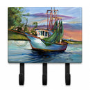 Jeannie Shrimp Boat Leash or Key Holder Wall Hooks, Coat Rack Wall Mount, for Hanging Keys, Towels, Aprons, Leashes