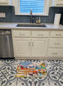Run Away Sailboats Memory Foam Kitchen Mat Machine Washable Anti-Fatigue Cushion Comfort Bath or Kitchen Rug